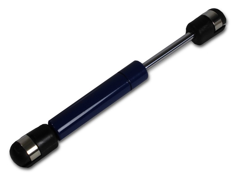 Gasdruckfeder 154mm / 46mm mit Kugelkopfaufnahme Blau