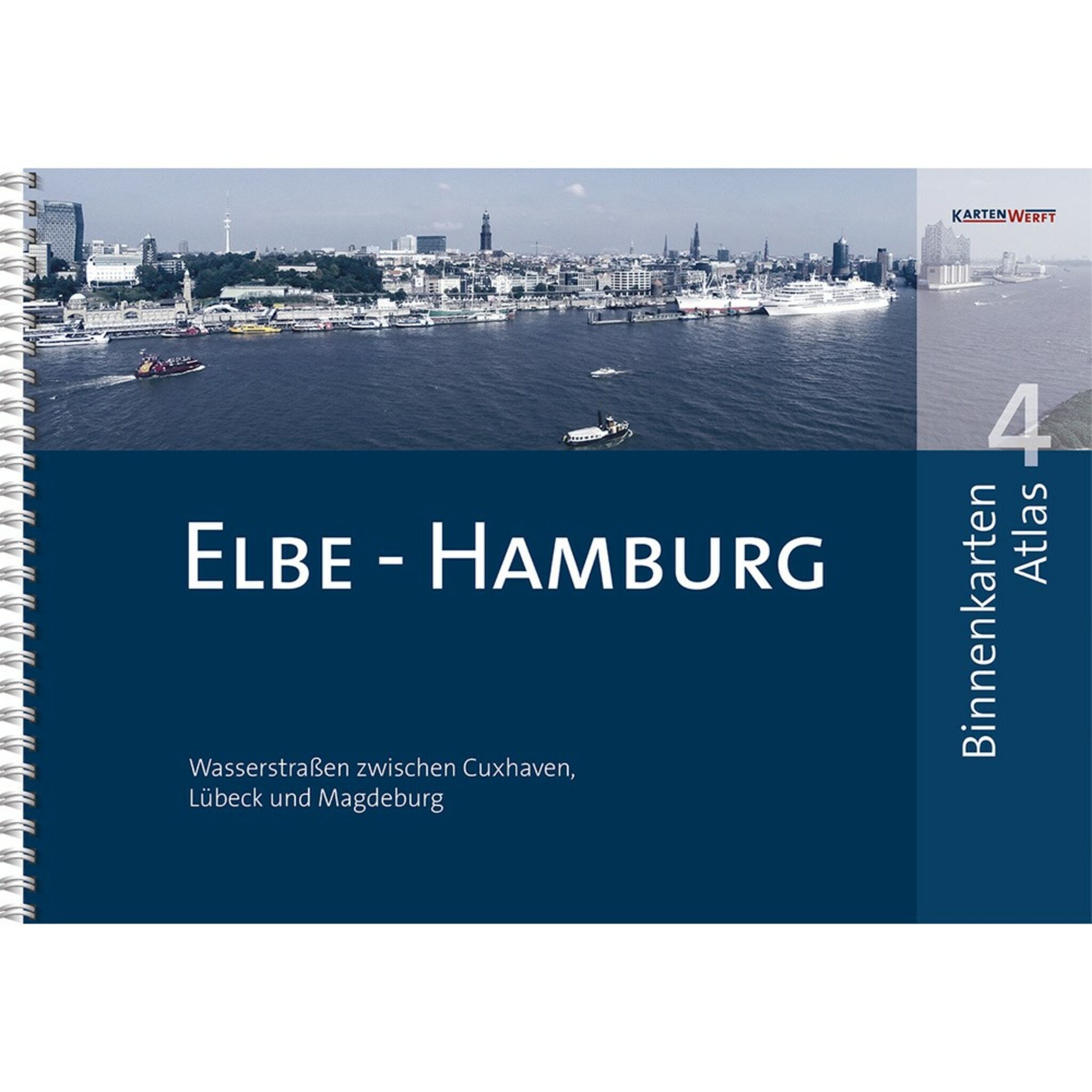 KartenWerft BINNENKARTEN ATLAS 4 Elbe - Hamburg