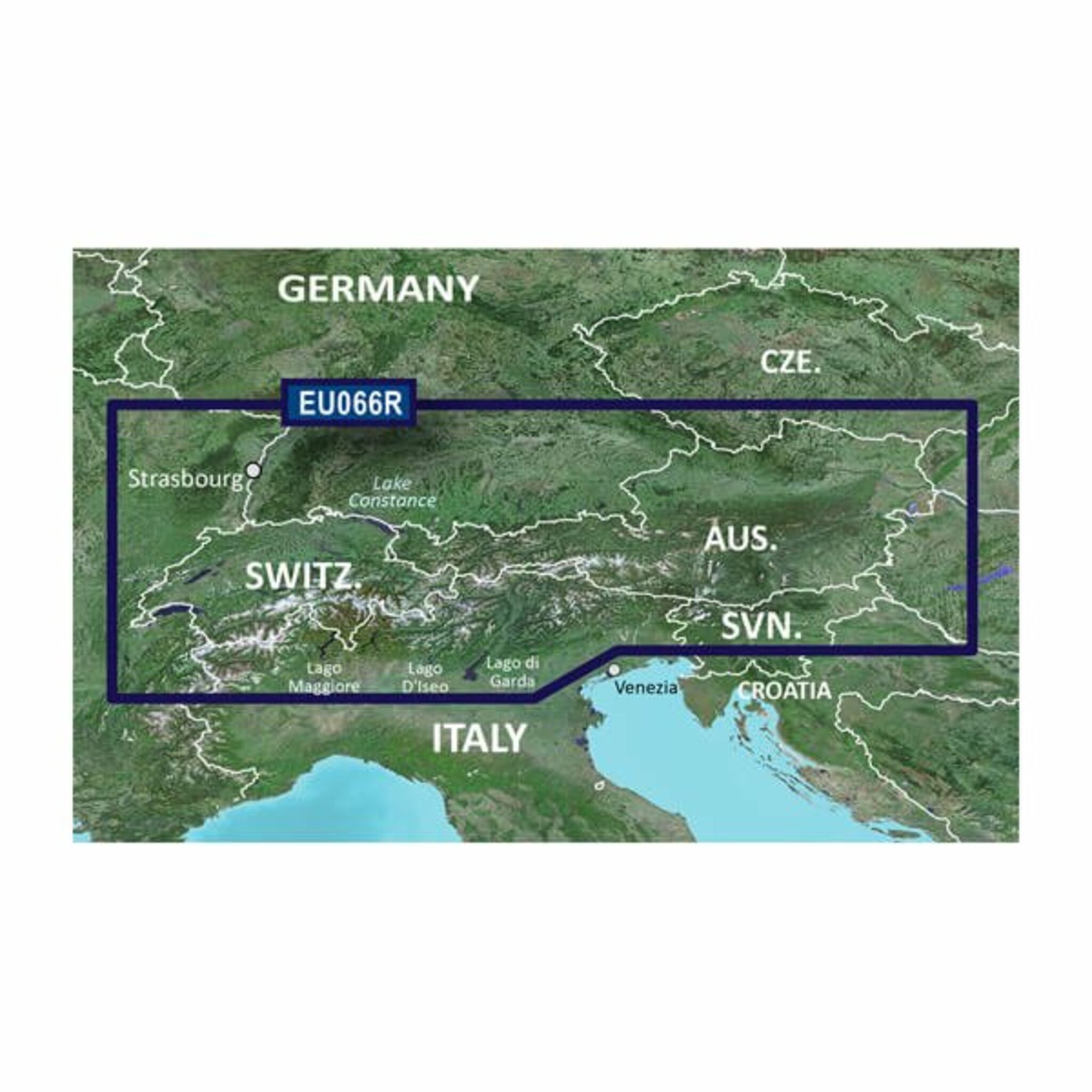 GARMIN BlueChart® G3 REGULAR Seekarte Alpenseen | EU066R