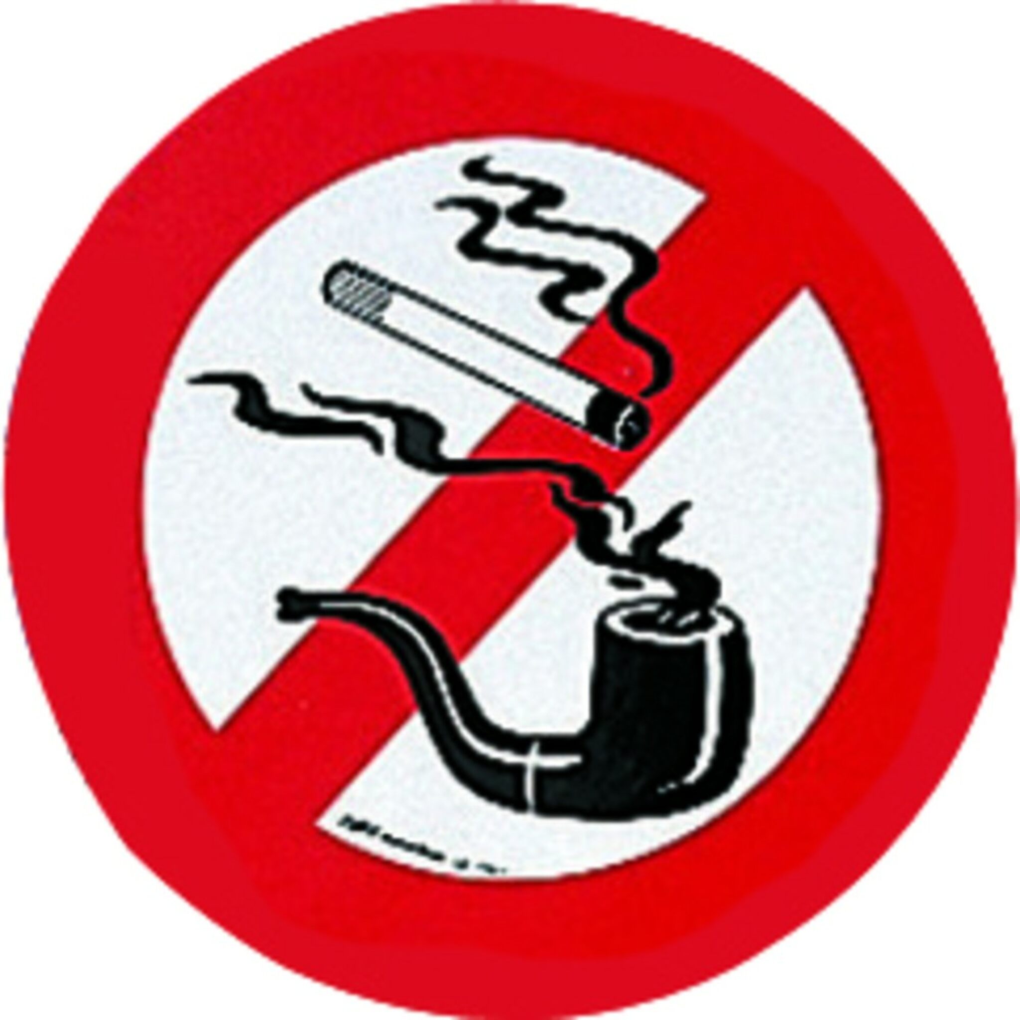 Verbotsschild: Rauchen verboten - Aufkleber, selbstklebend