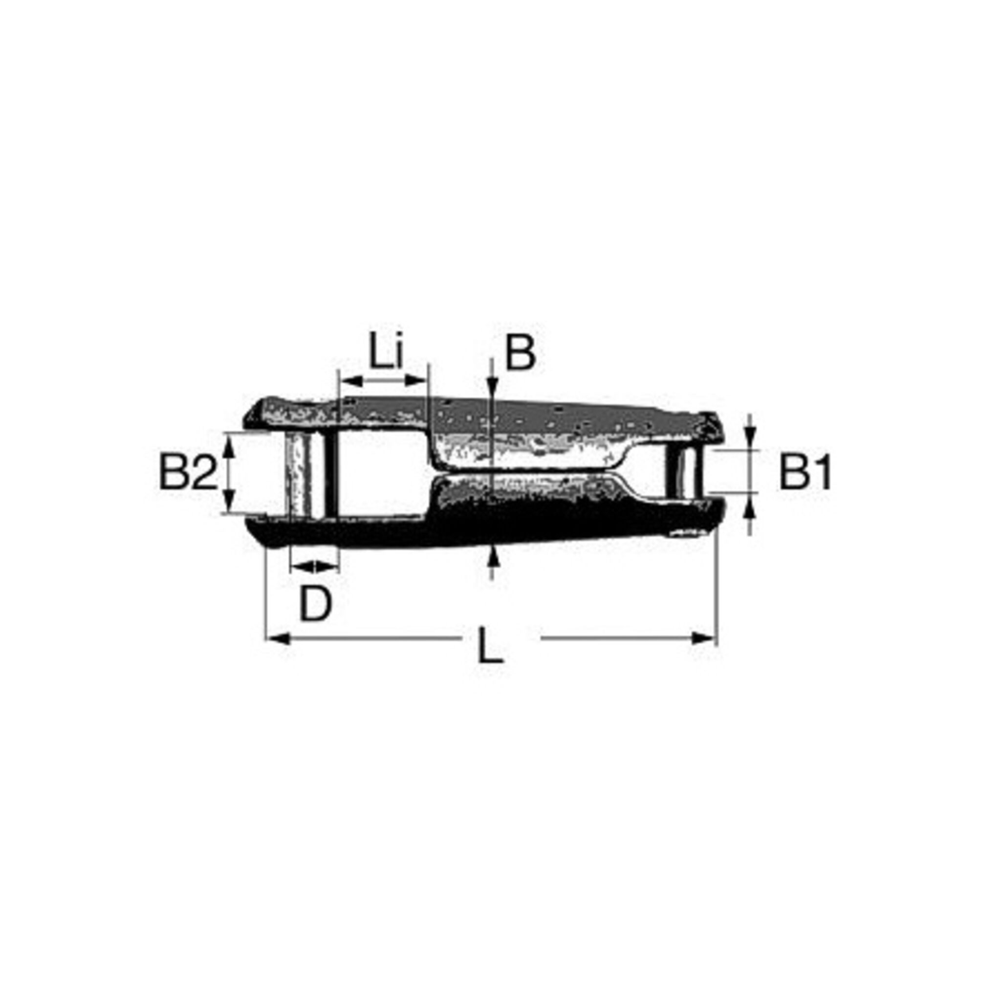 Anker-Ketten-Verbinder, 6-8 mm âˆ…
