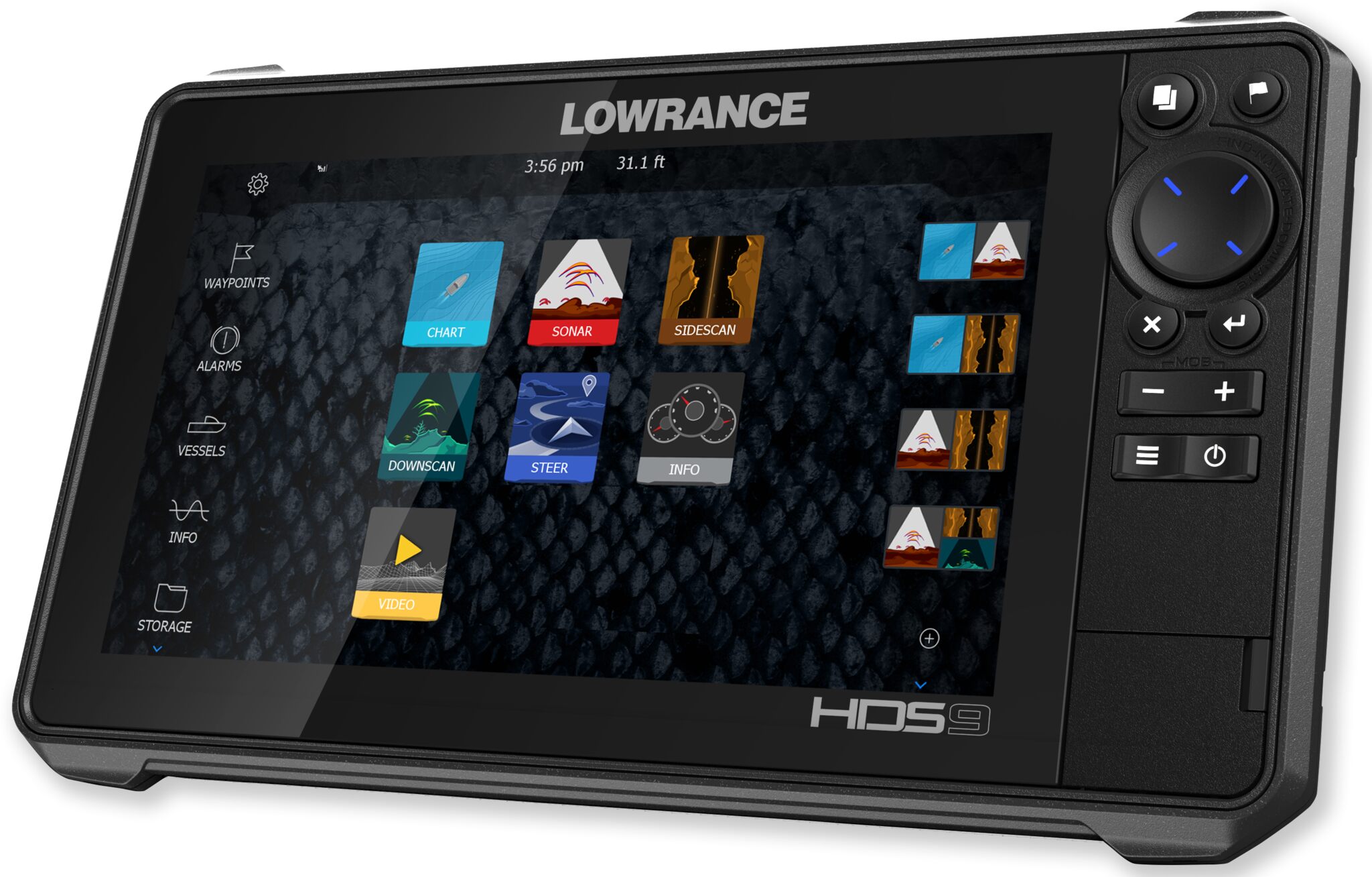 LOWRANCE Fishfinder HDS LIVE 9, ohne Schwinger