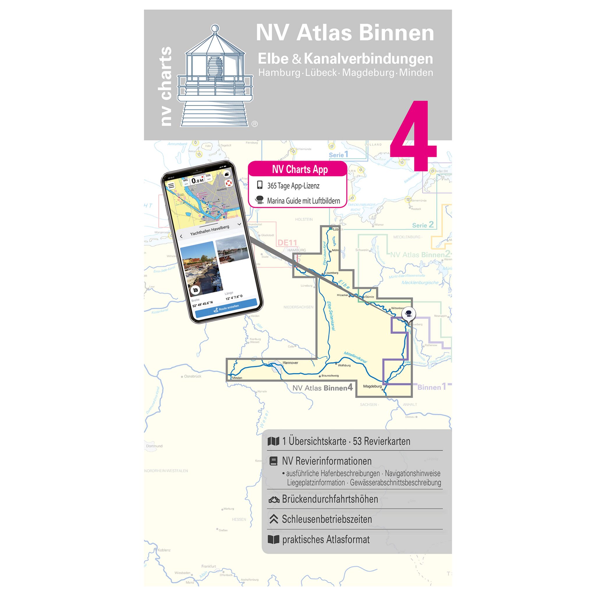 NV Atlas Binnen 4 - Elbe und Kanalverbindugen