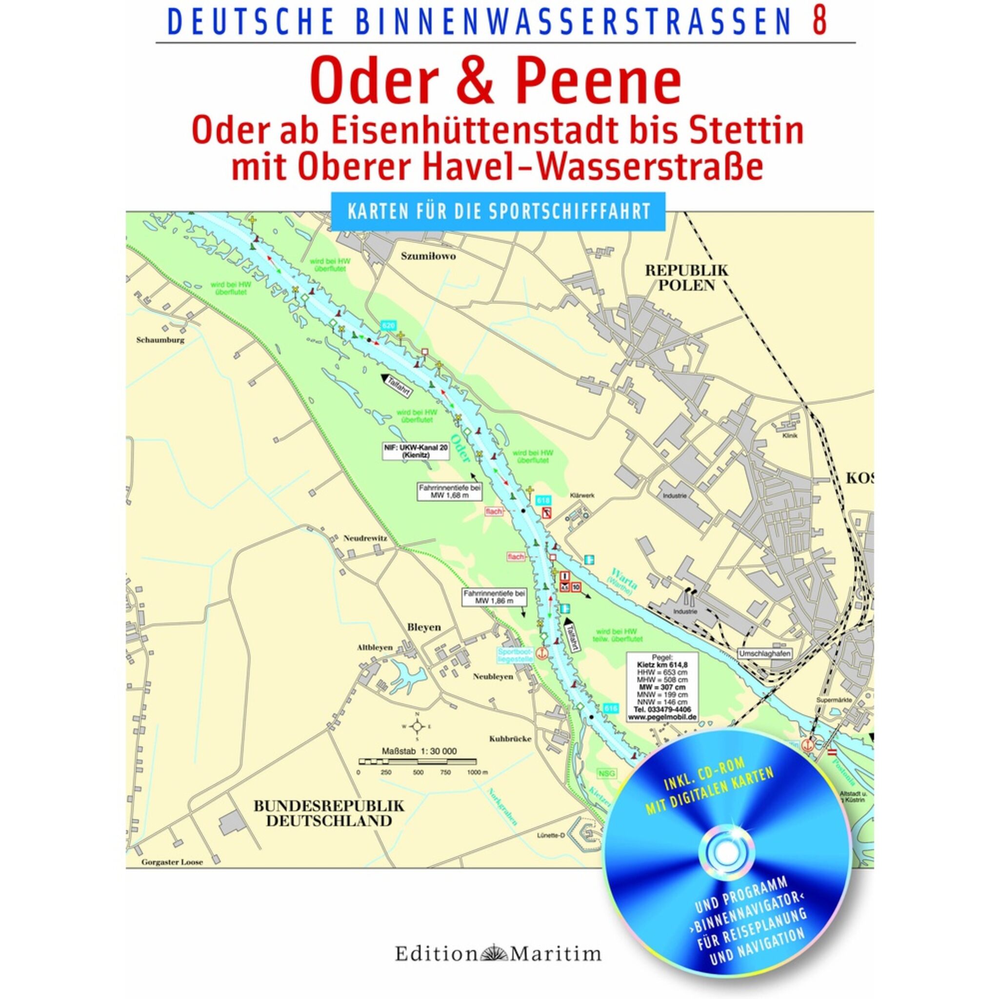 Delius Klasing Deutsche Binnenwassertraßen 8 Oder und Peene