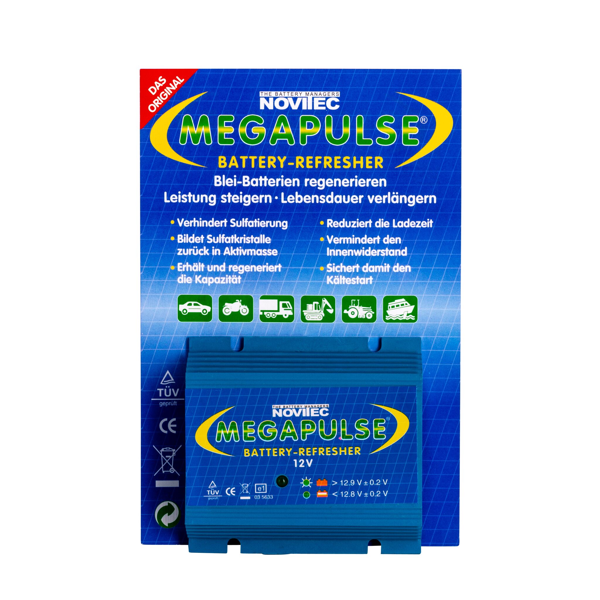 Novitec Batterie Refresher Megapulse, 12 Volt