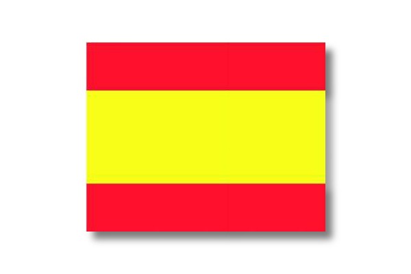 Nautische Flagge SPANIEN 20 x 30cm