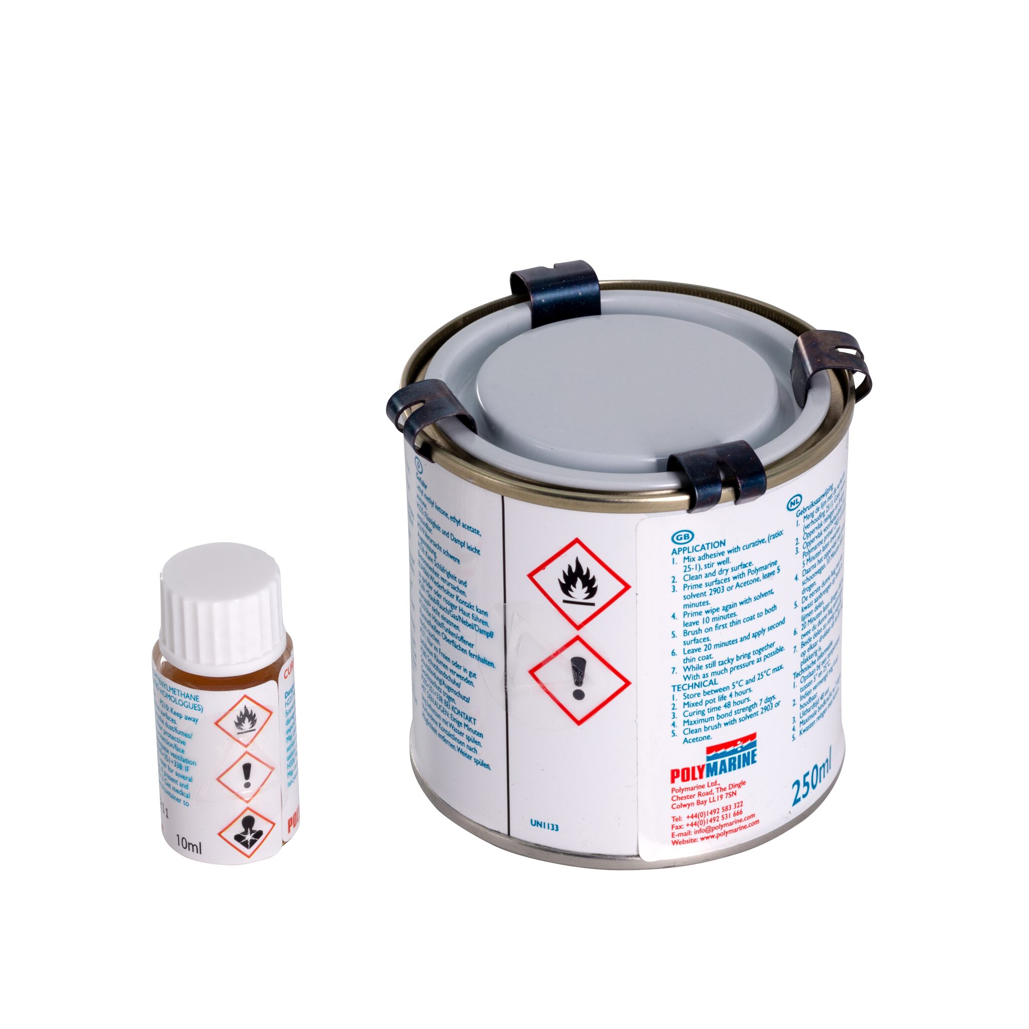 Polymarine 2-Komponenten PVC-Schlauchbootkleber 250 ml