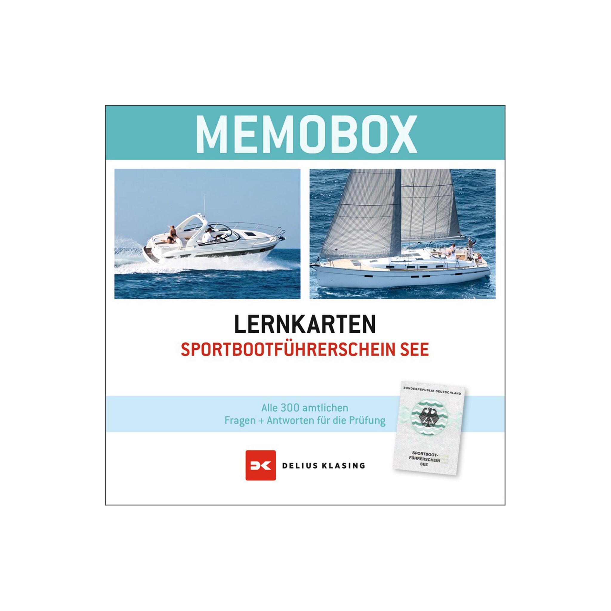 Delius Klasing Lernkarten Memobox für SBF-See