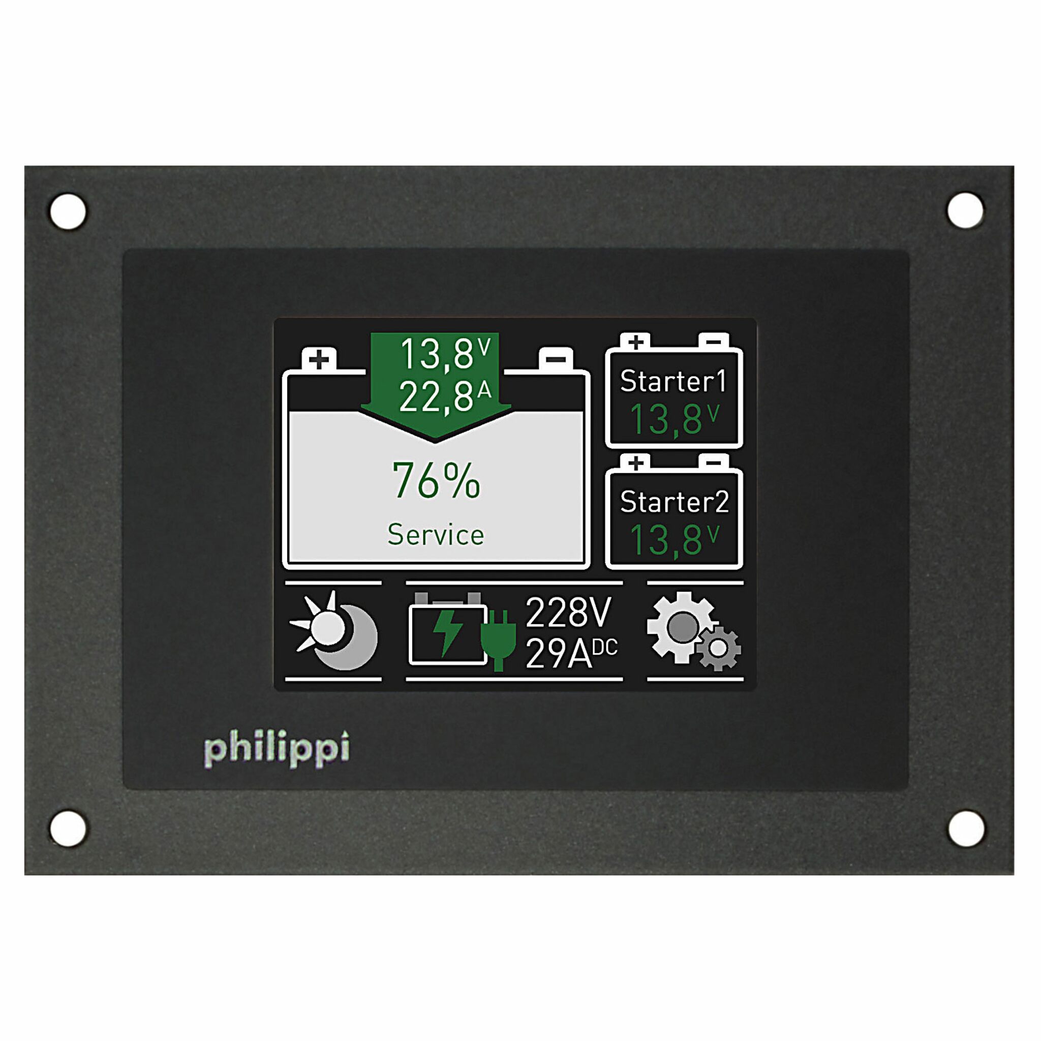 philippi Batterie-Monitor BCS 300 inklusive Shunt