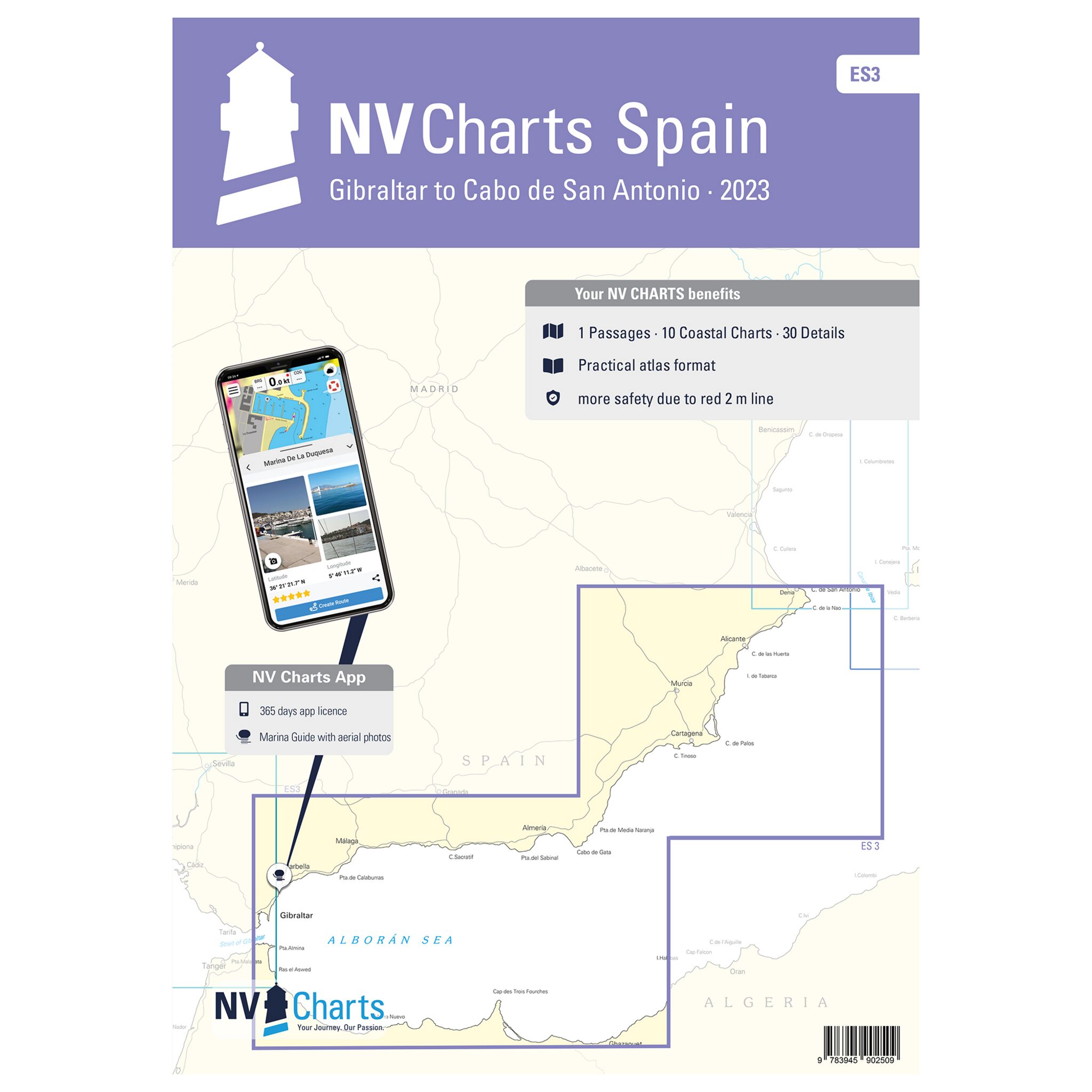 NV Atlas Spanien - Cabo San Antonio to Gibraltar - ES 3