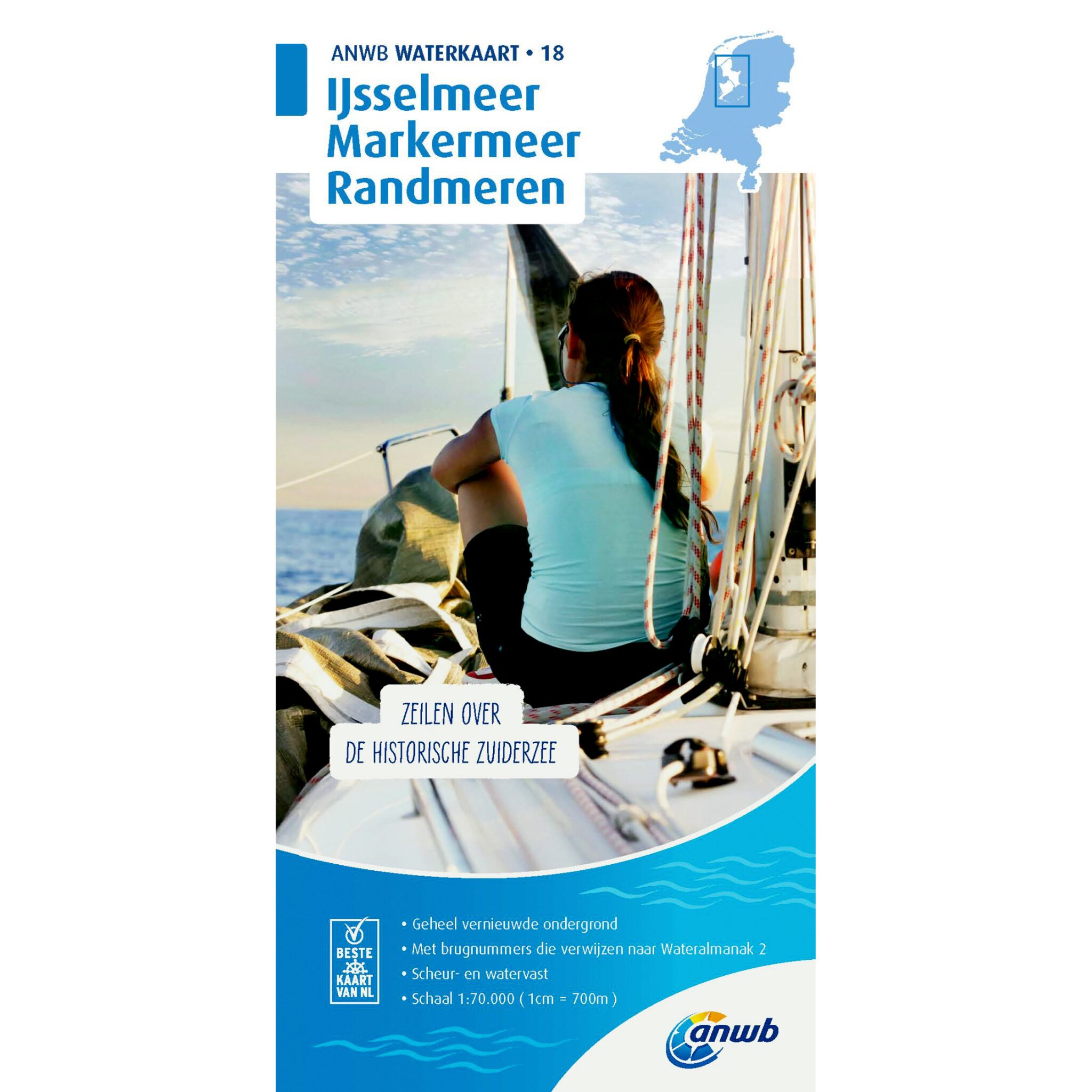 Waterkaart 18 Ijsselmeer-Markermeer/Randmeren 2019