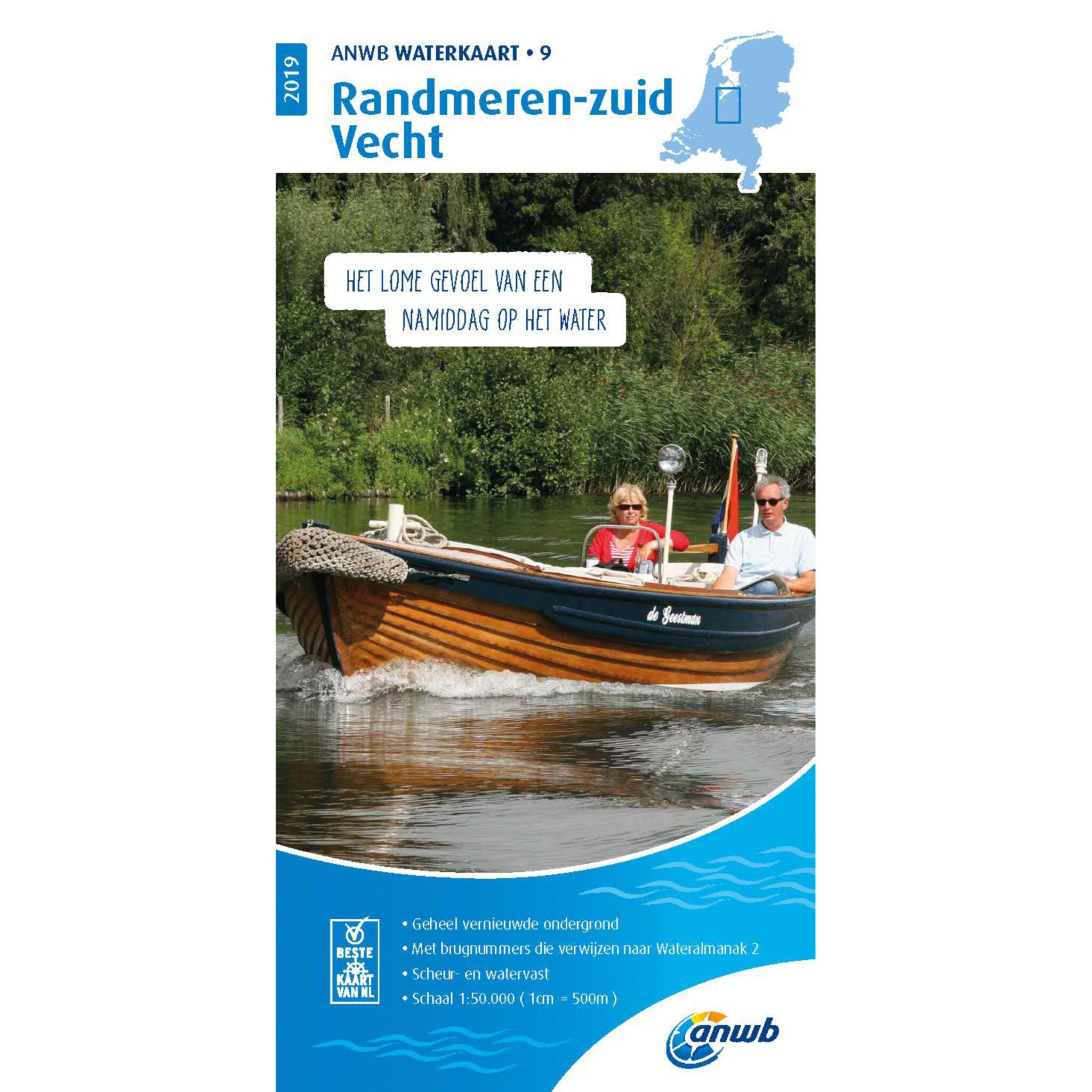 Waterkaart 9 Randmeren-Zuid/Vecht 2019