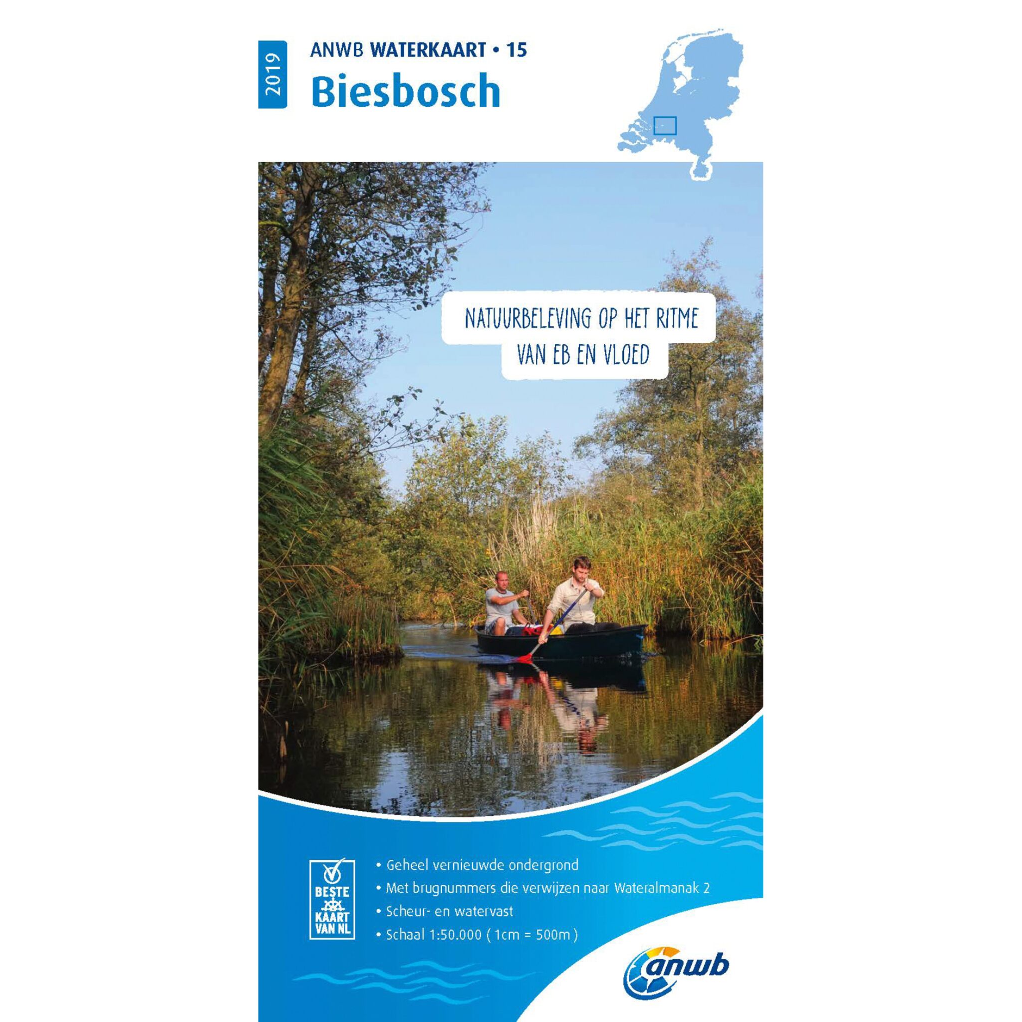 Waterkaart 15 Biesbosch 2019