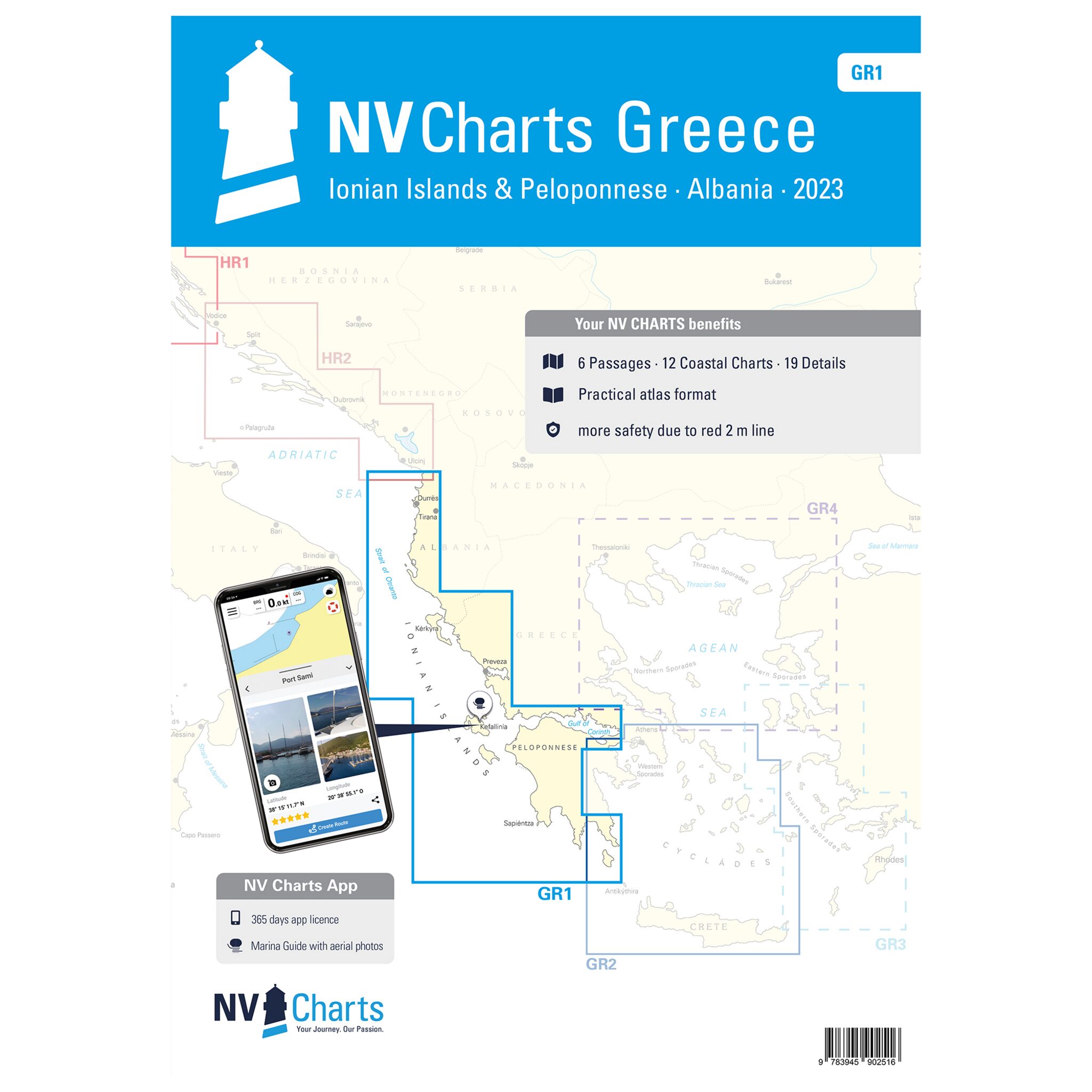 NV Atlas Griechenland - Ionian Islands and Peleponnese - GR 1