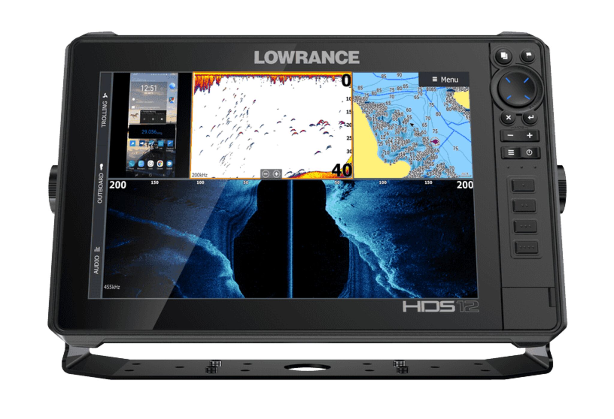 Lowrance Multifunktionsdisplay HDS Live mit 3-IN-1 Geber