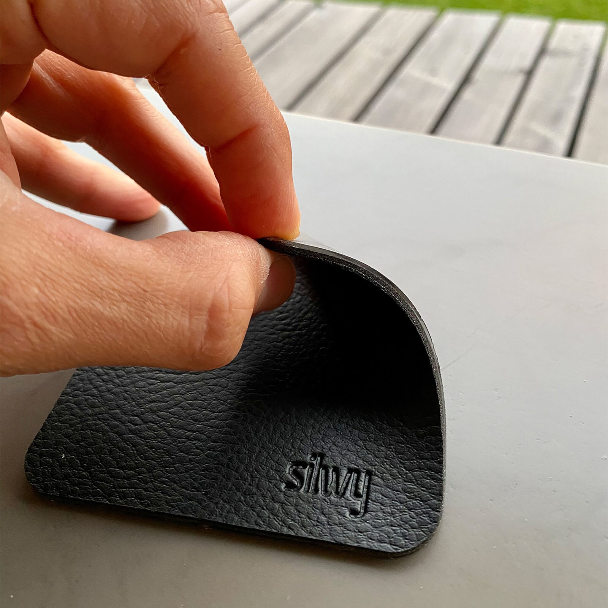 silwy 2er Set Kunststoffgläser Longdrink mit Magnet und Untersetzer