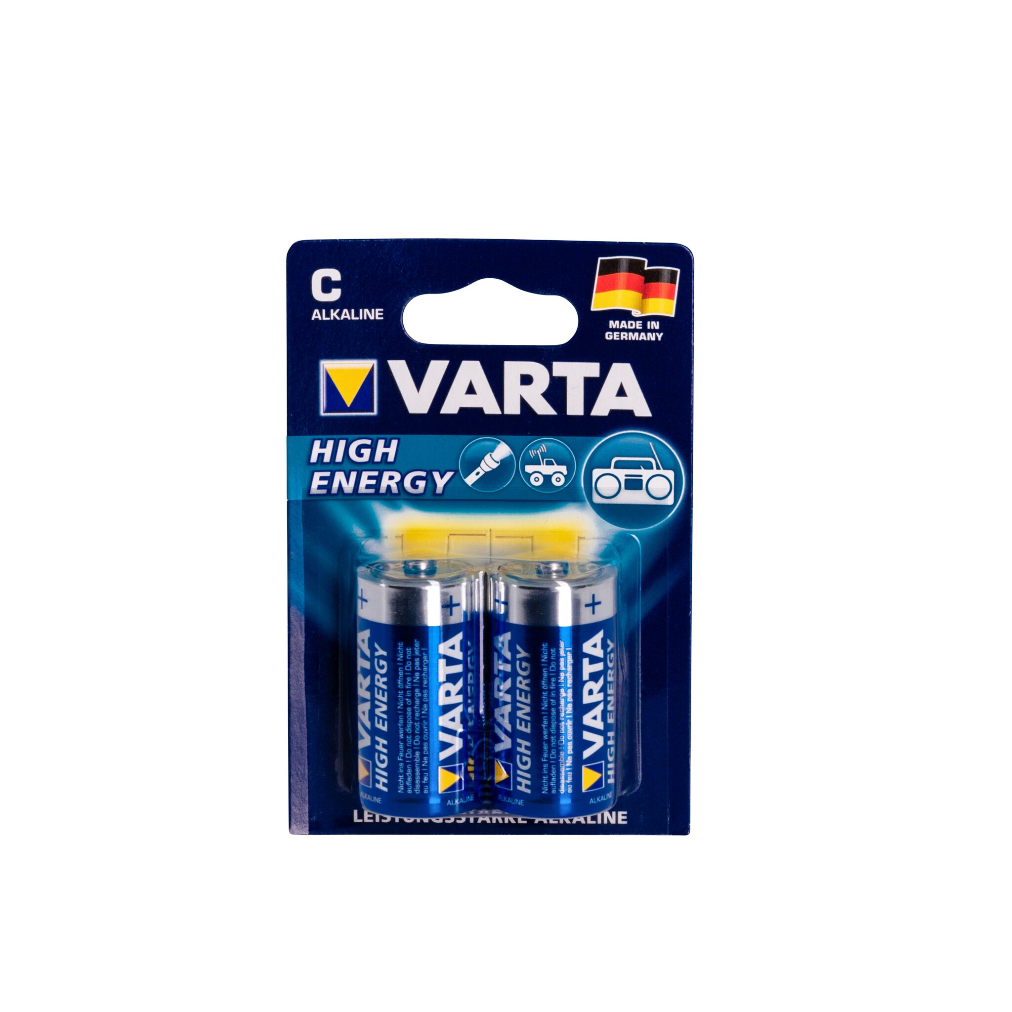VARTA High Energy Alkaline Batterie Typ C, Baby
