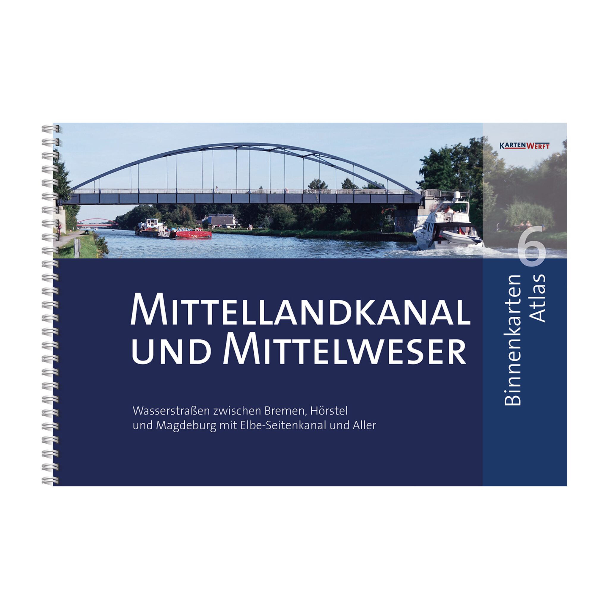KartenWerft Binnenkarten Atlas 6 | Mittellandkanal und Mittelweser