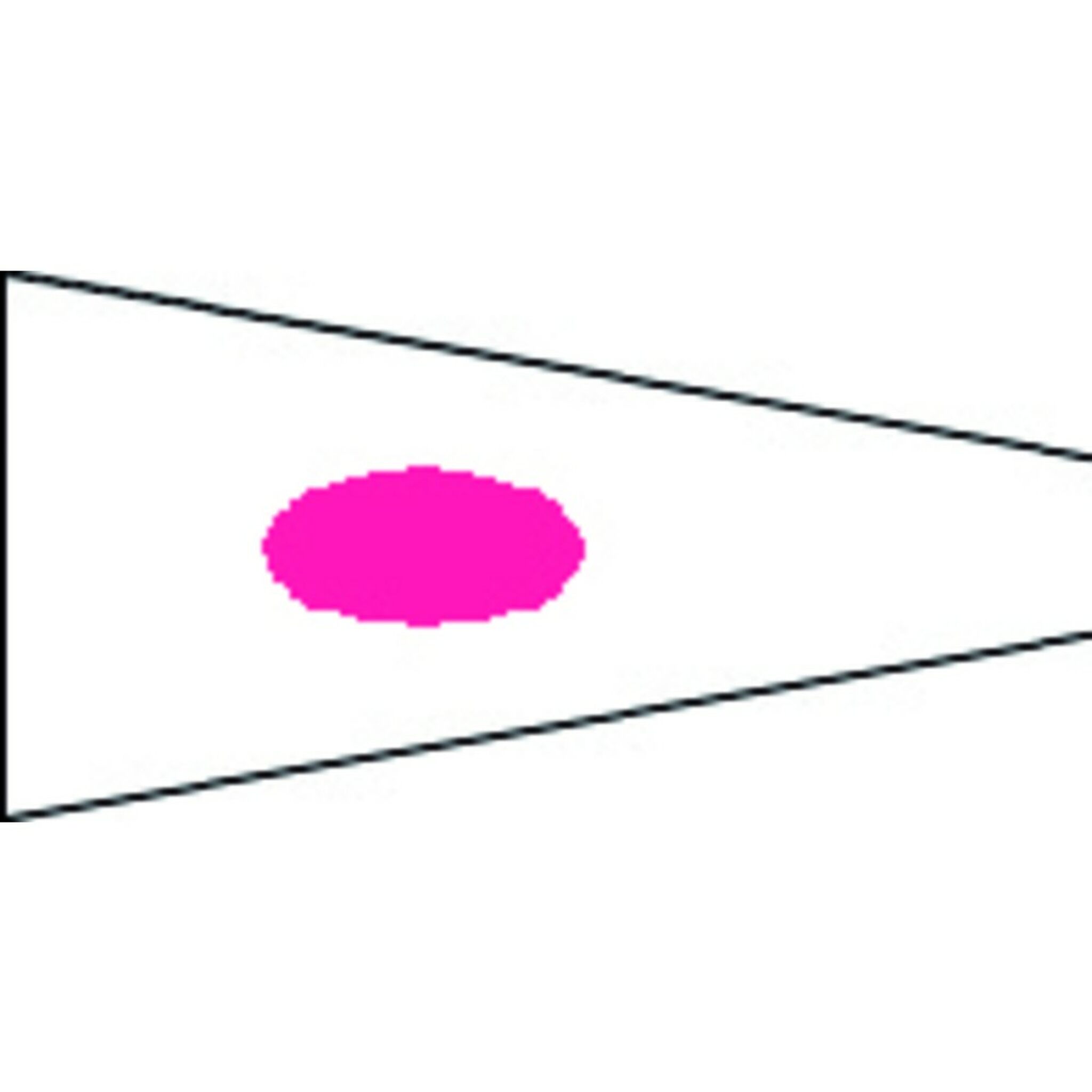 Signal-Flaggen: Zahlenwimpel 20 x 24 cm