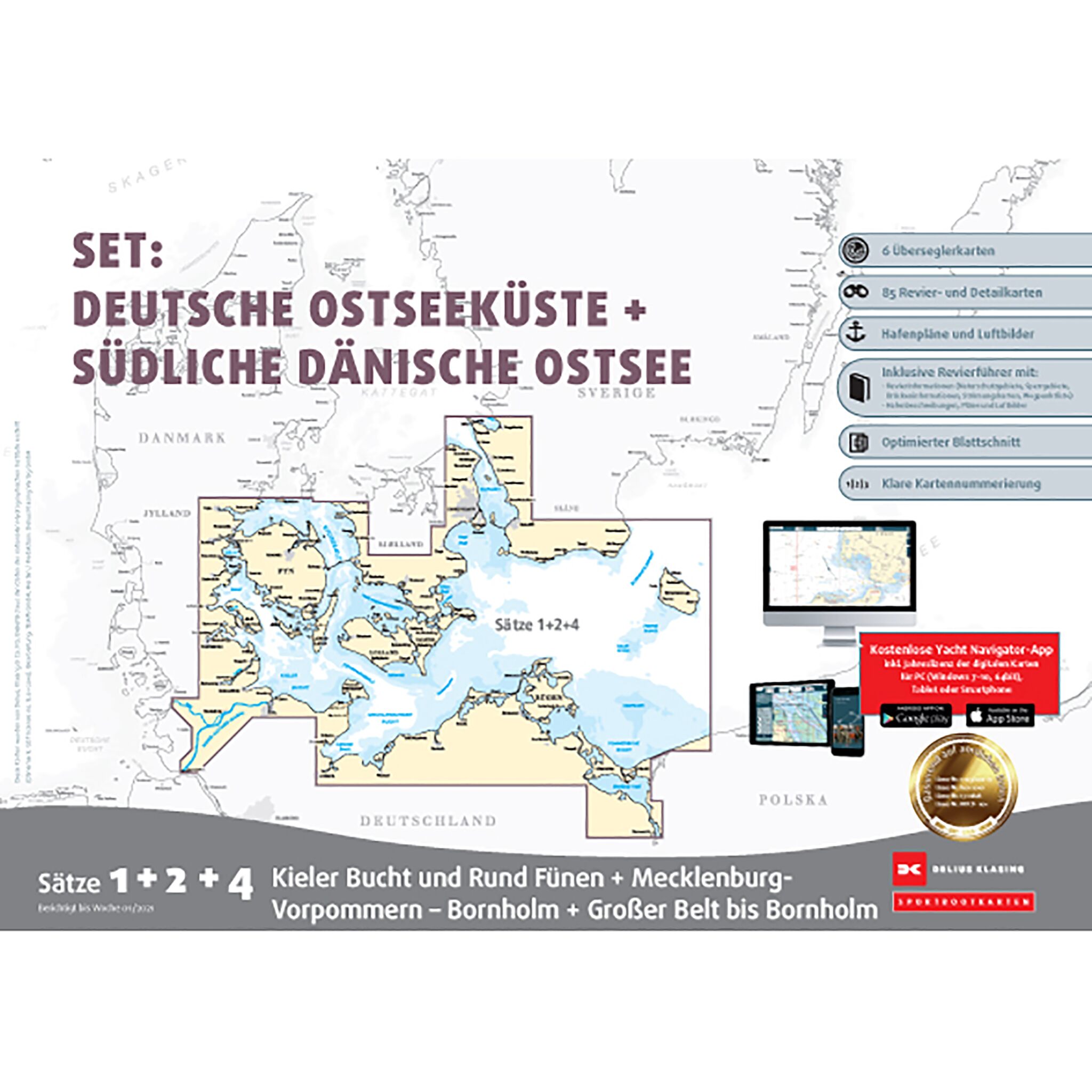 Delius Klasing Set: Deutsche Ostsee + Südliche Dänische Ostsee